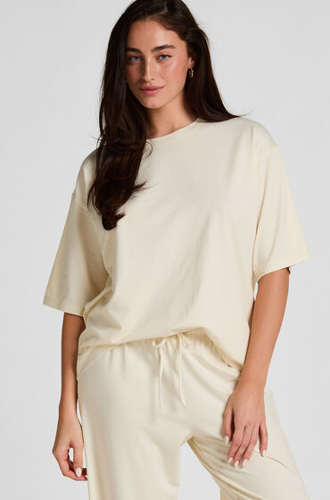 Hunkemöller Pyjama Top Loose Blanc