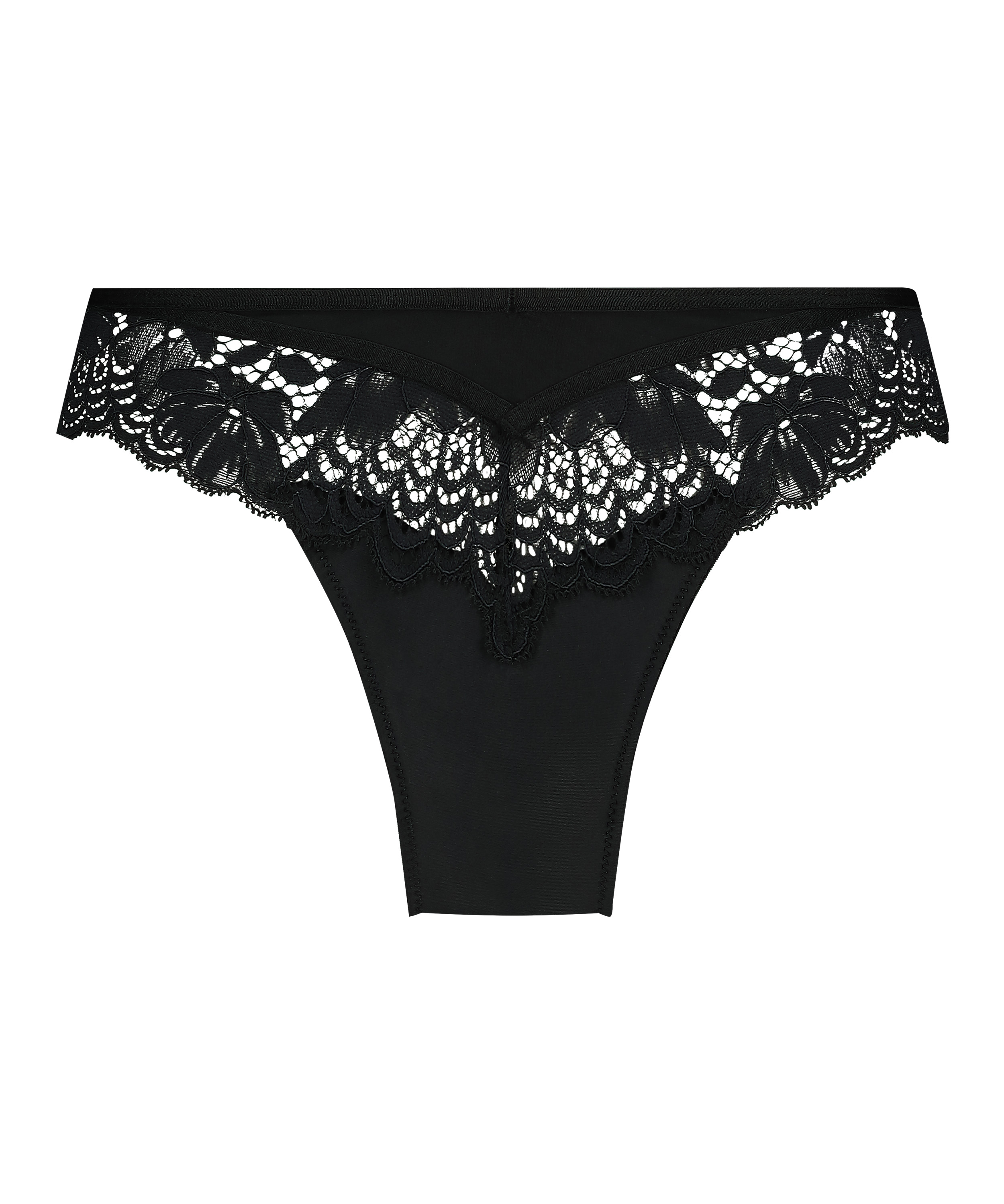 Slip brésilien Lainey, Noir, main