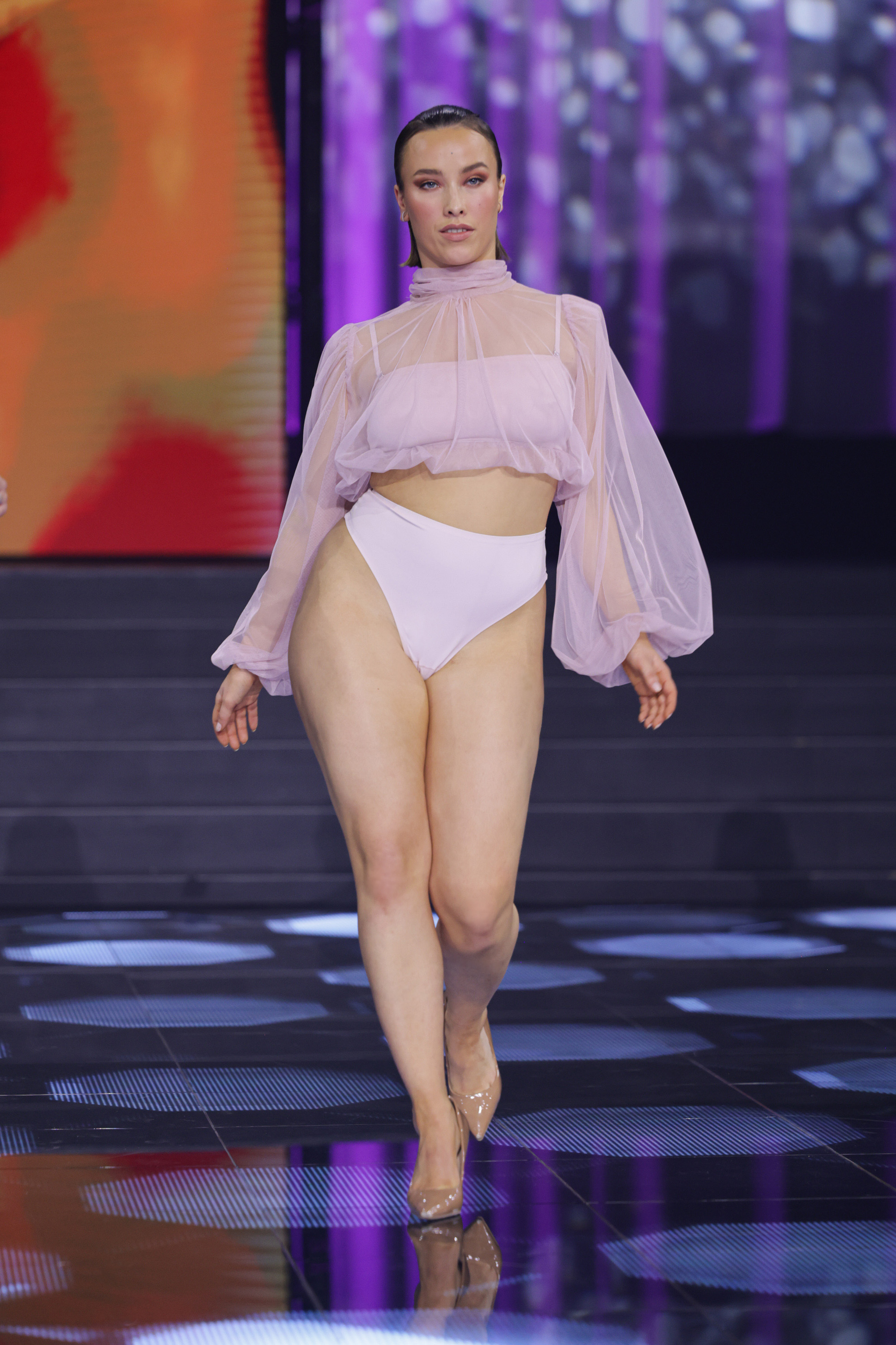 Bandeau Bralette Smooth, Rose, main