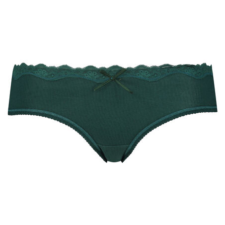 Slip br&eacute;silien coton, Vert