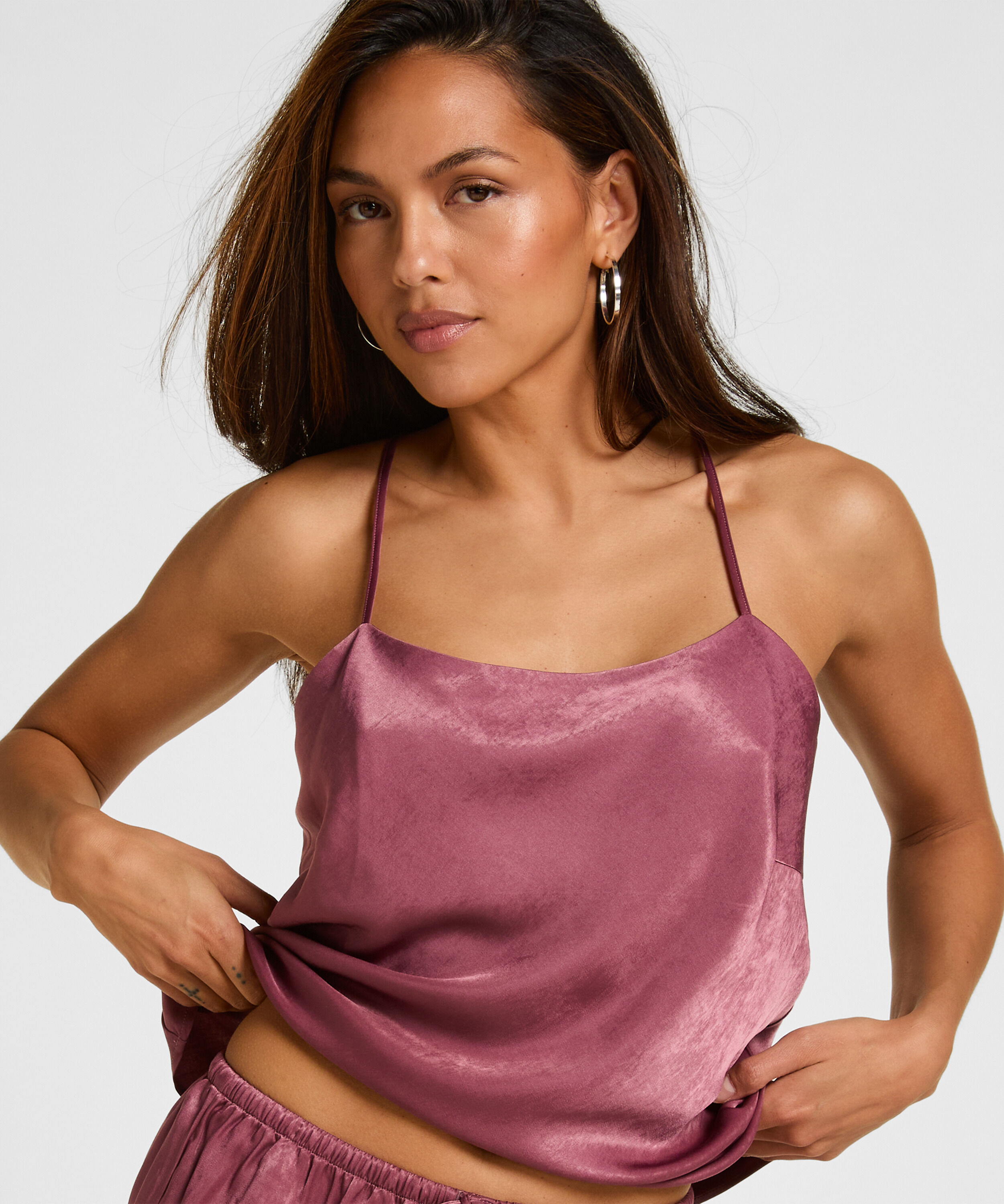 Ensemble Satin Ayla, Violet Ensemble Satin Ayla, Violet