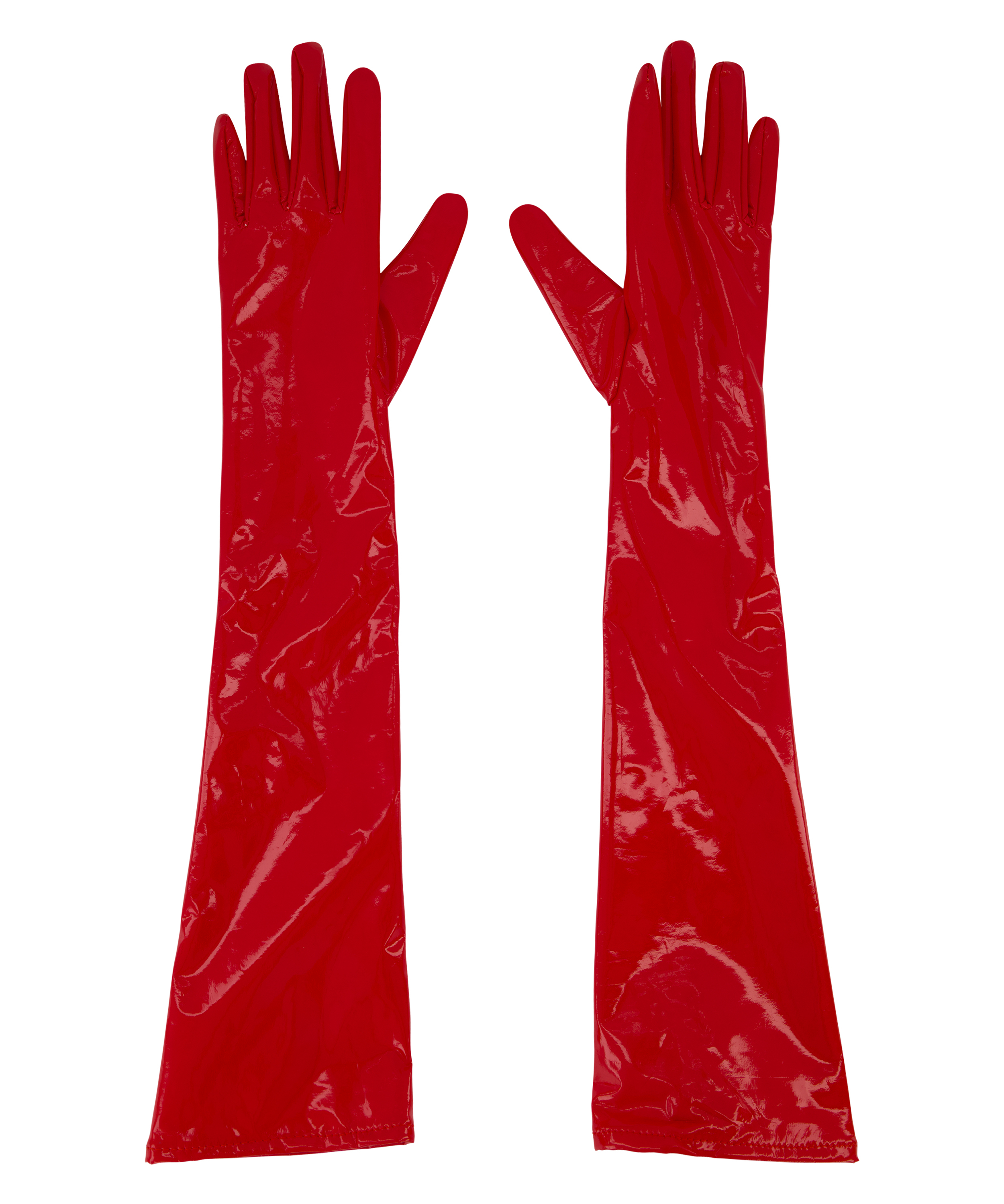 Gants Similicuir, Rouge, main