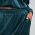 Pantalon de jogging Velours, Vert