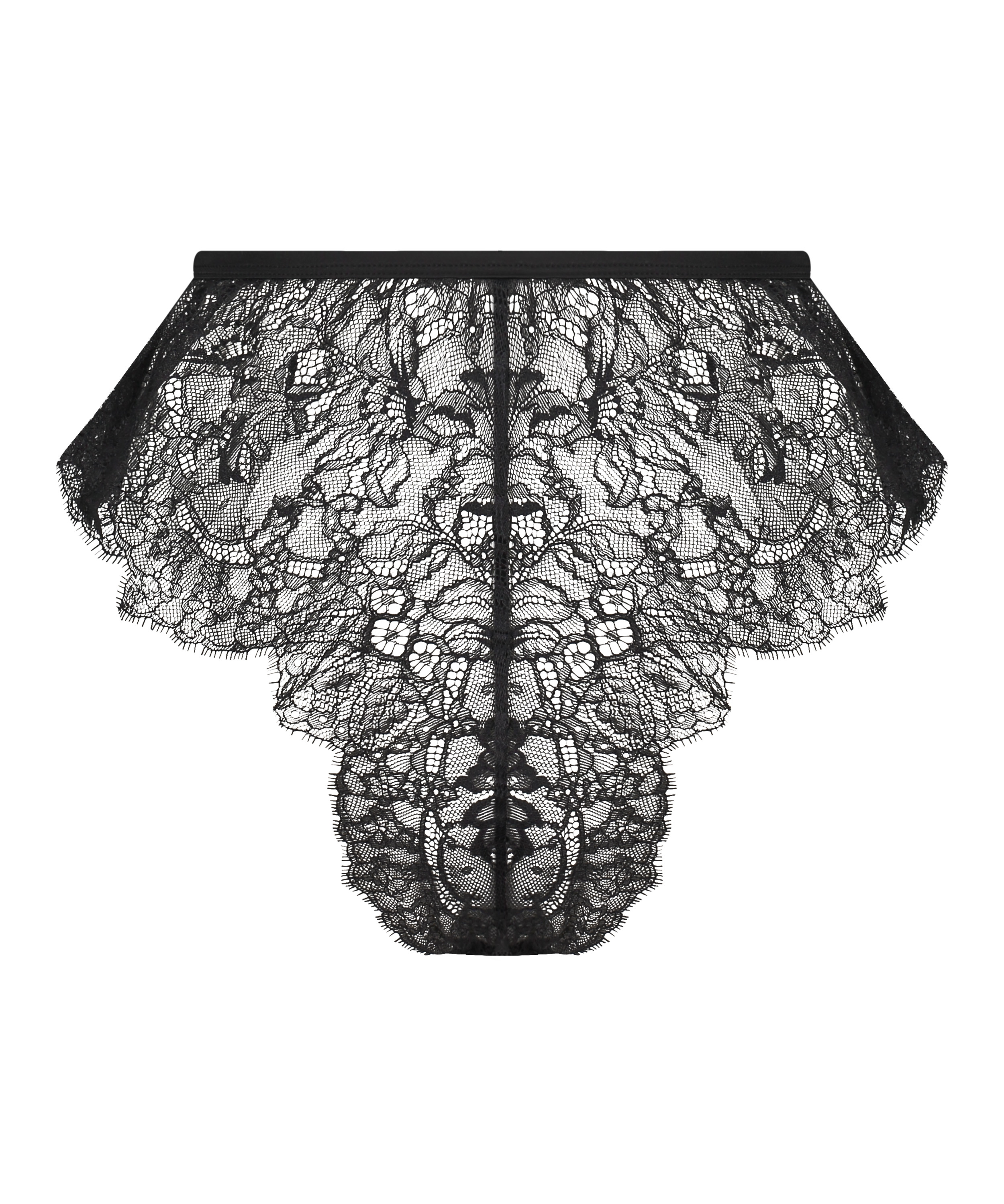 Culotte française Lace Camille, Noir, main