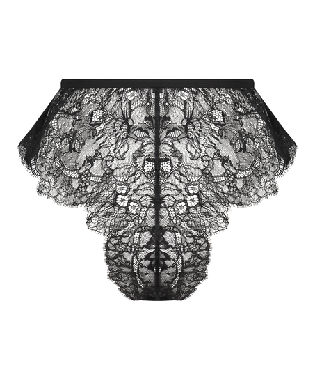 Culotte française Lace Camille, Noir