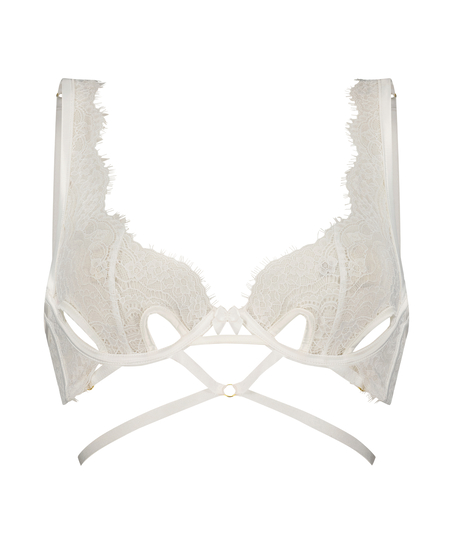 Soutien-gorge &agrave; armatures non rembourr&eacute; longline Seraphina, Blanc