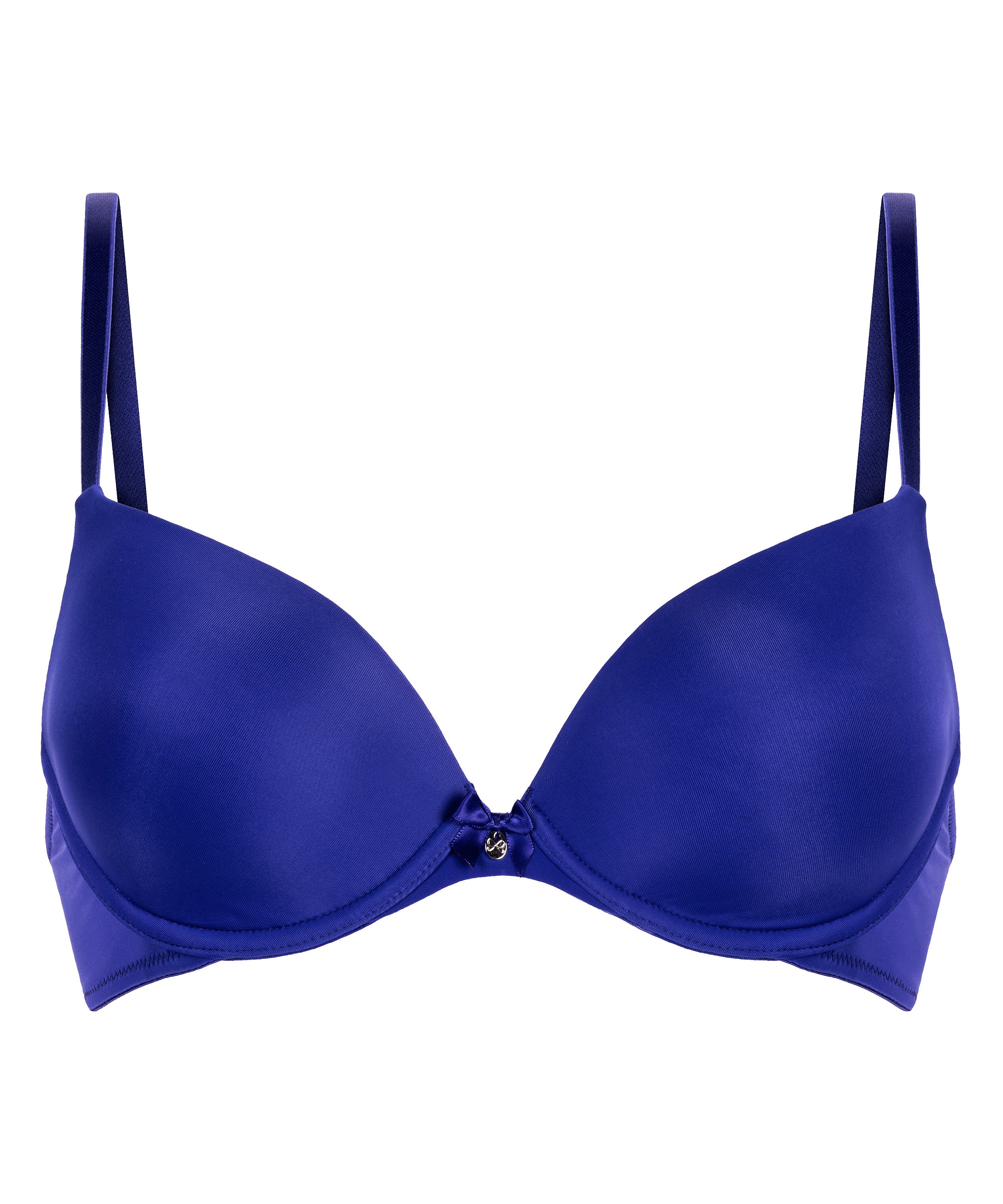 Soutien-gorge à armatures préformé Plunge, Bleu, main