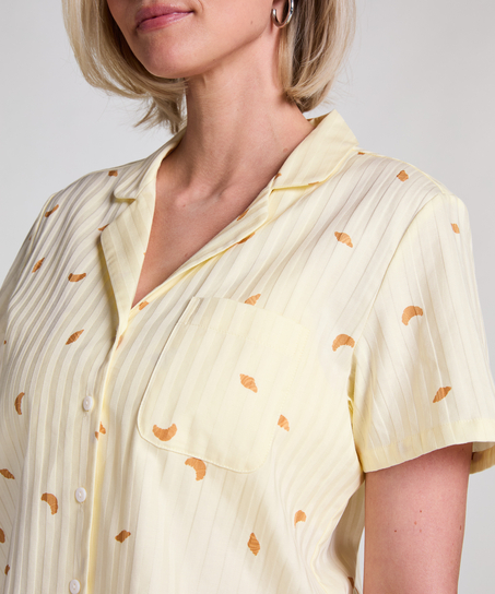 Jacket Cotton, Jaune