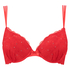 Soutien-gorge à armatures préformé push-up Candy, Rouge