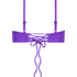 Haut de bikini court Eclipse, Violet