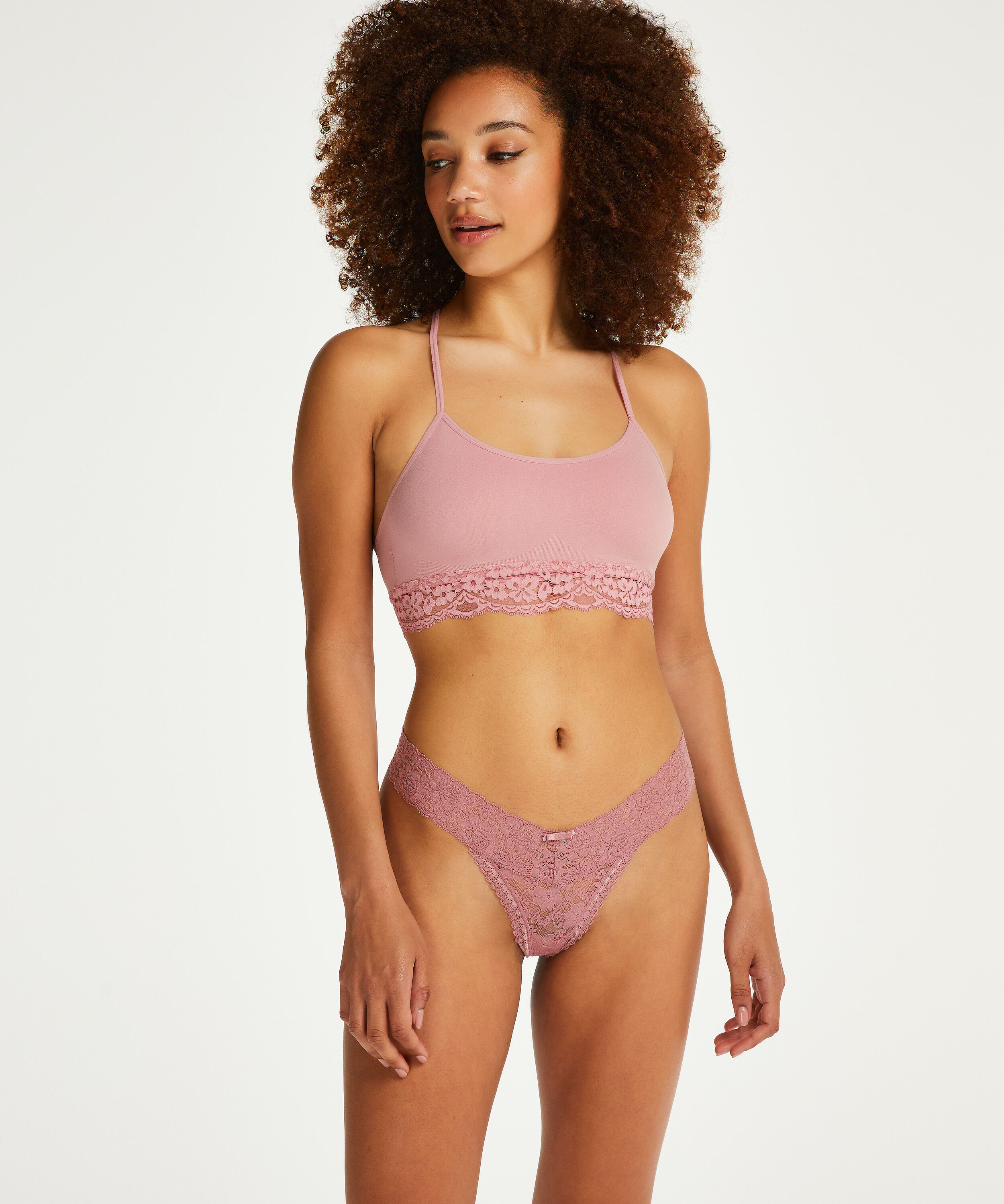 String en V taille extra basse, Violet