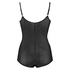 Body sculptant en dentelle festonnée - Level 3, Noir