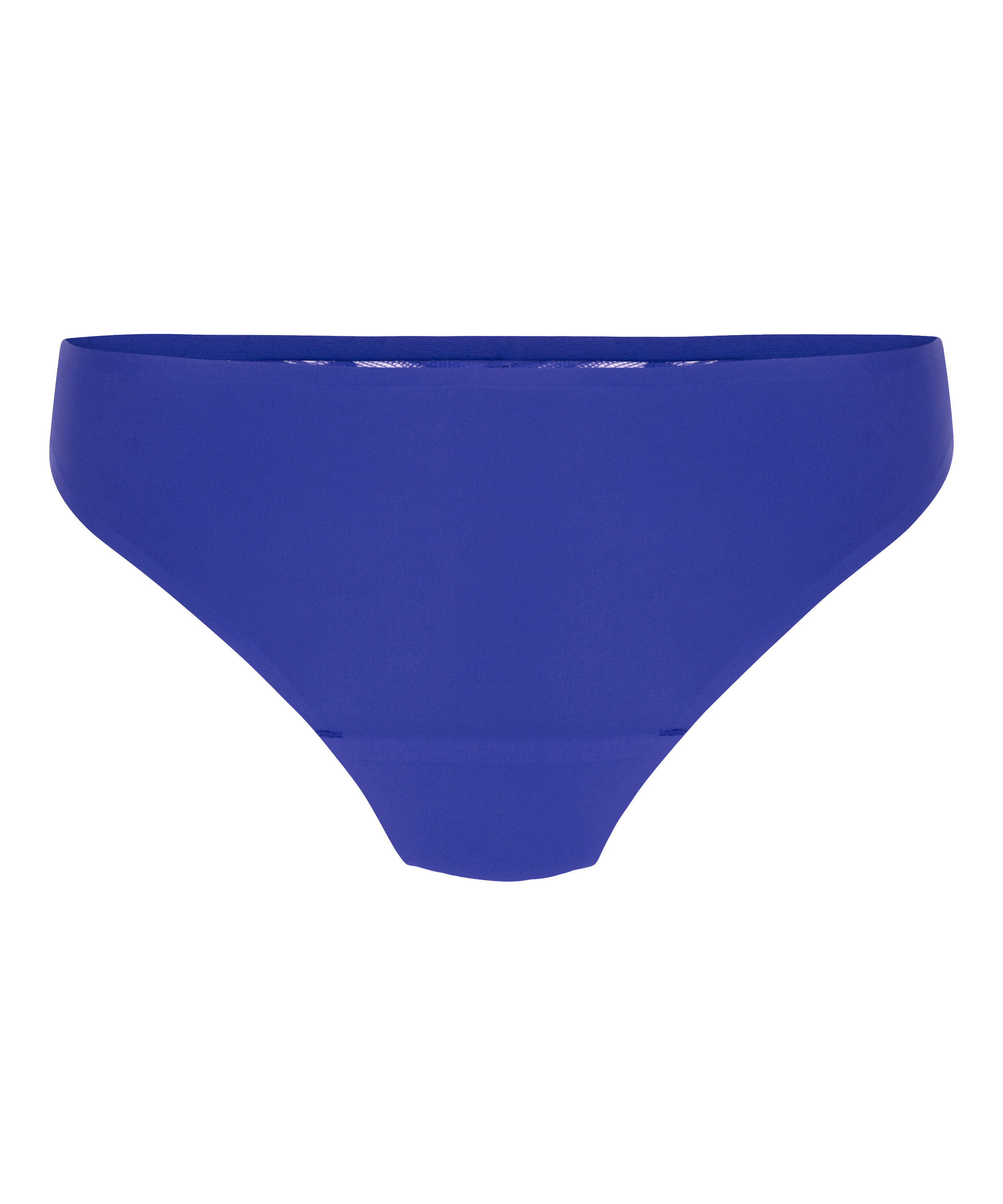 Invisible string Lace Back, Bleu, main