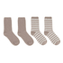 2 paires de chaussettes Cosy, Beige