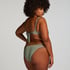 Haut de bikini Triangle Scallop, Vert