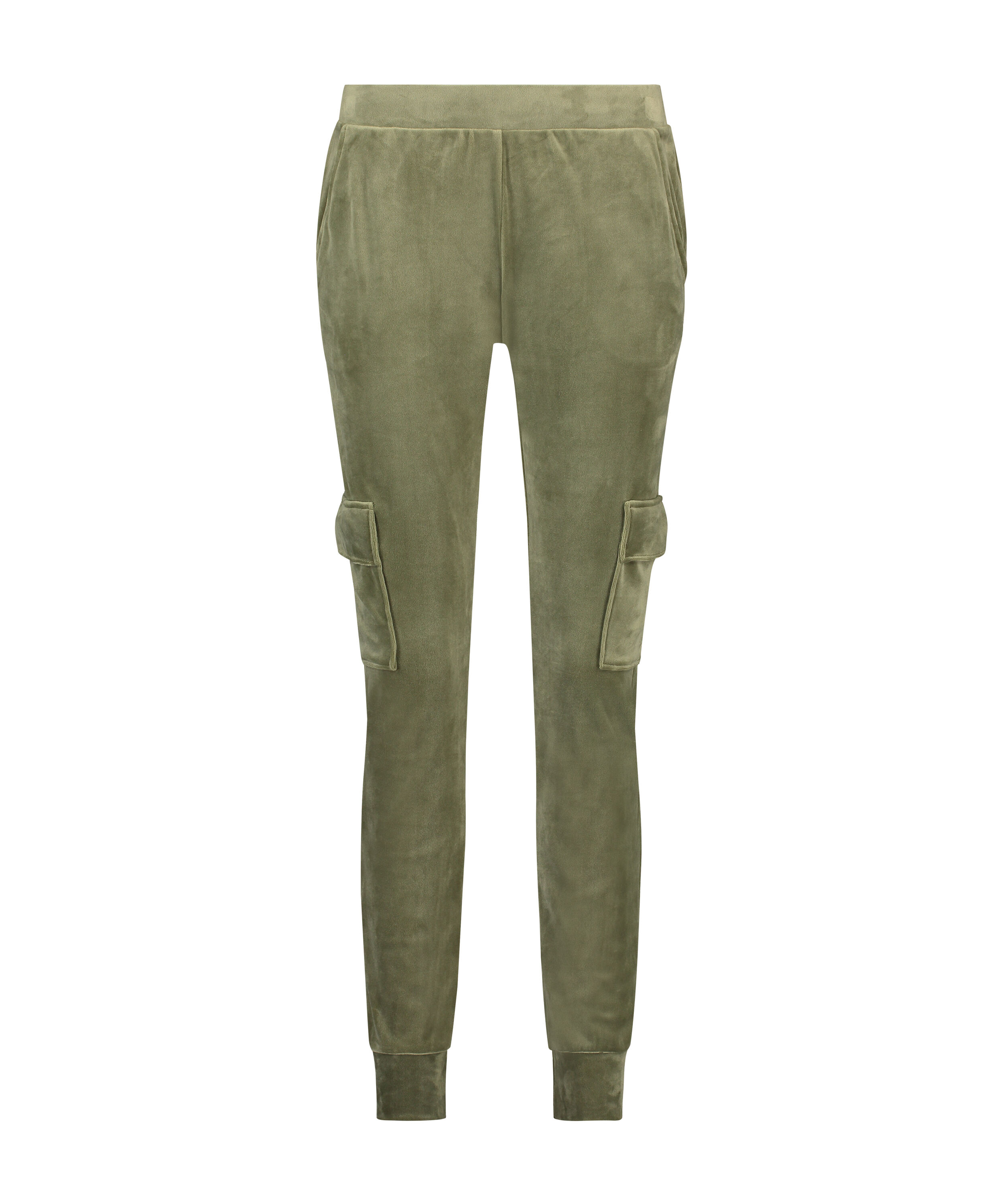 Pantalon de jogging Velours Cargo, Vert