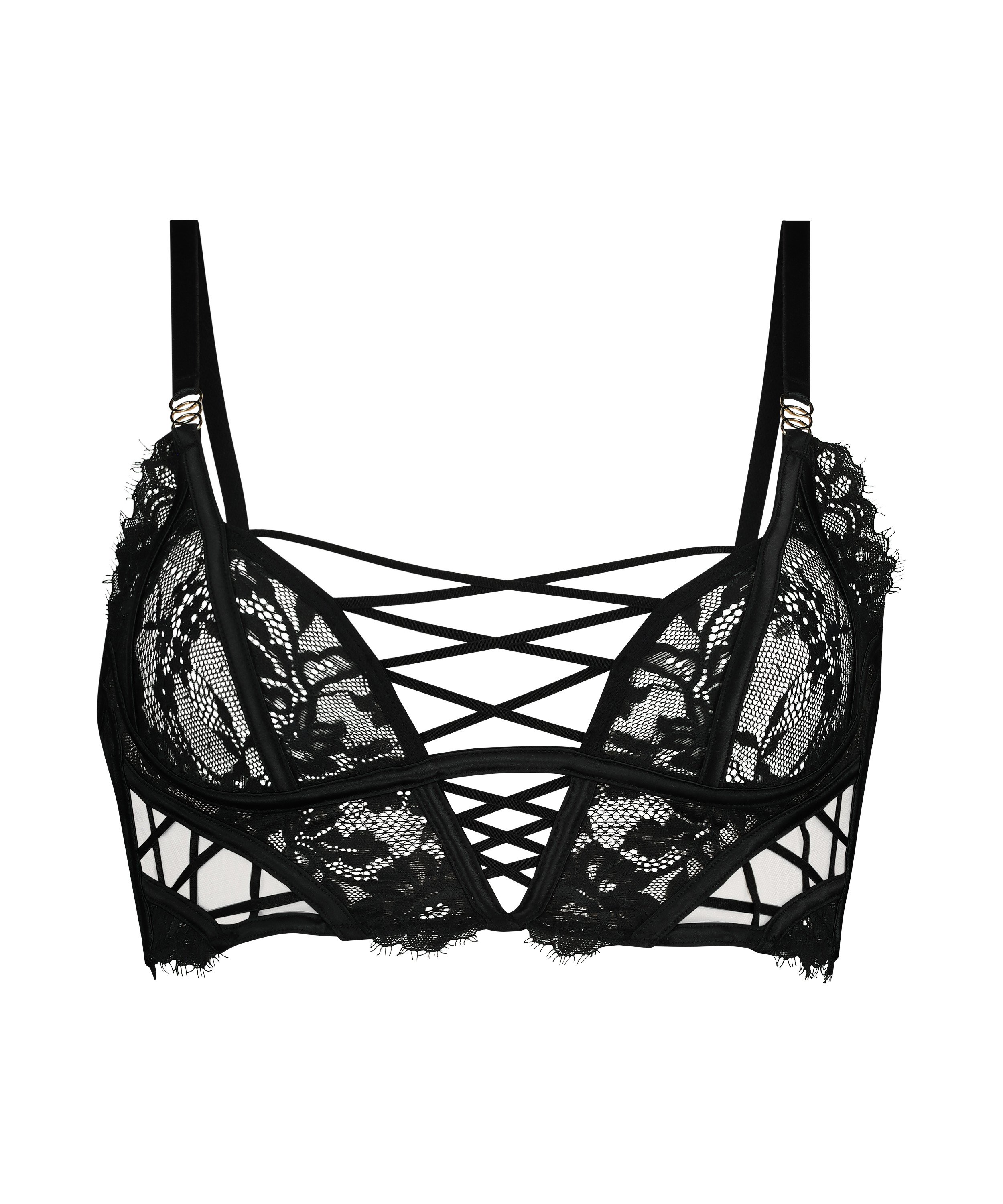 Brassière Loretta, Noir, main