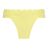 Slip de Bikini Rio Scallop, Jaune