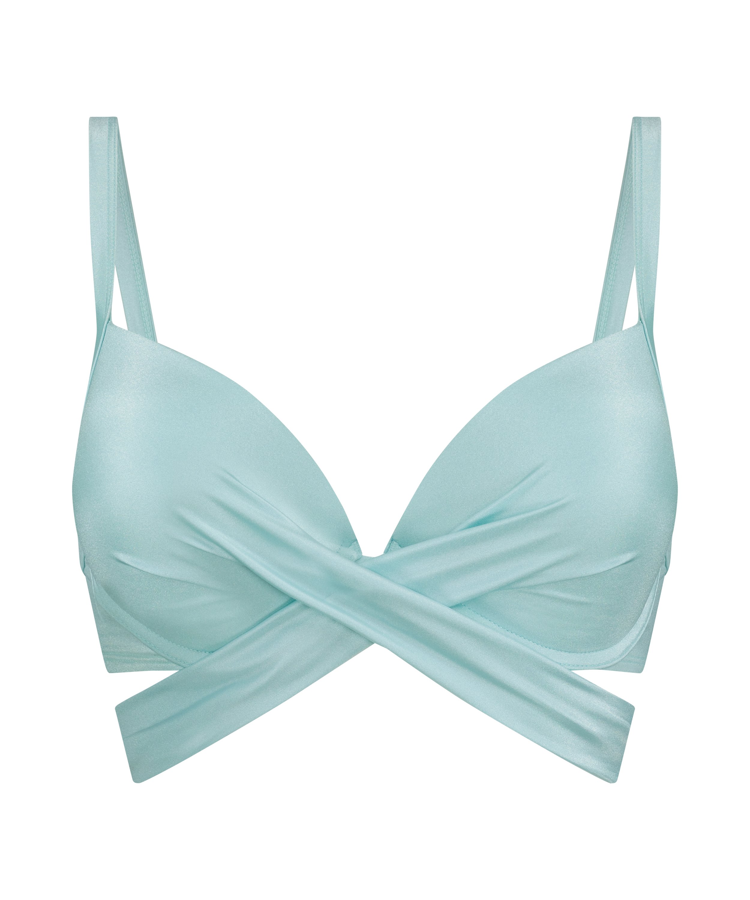Haut de bikini à armatures rembourré Push-Up Sydney, Bleu, main