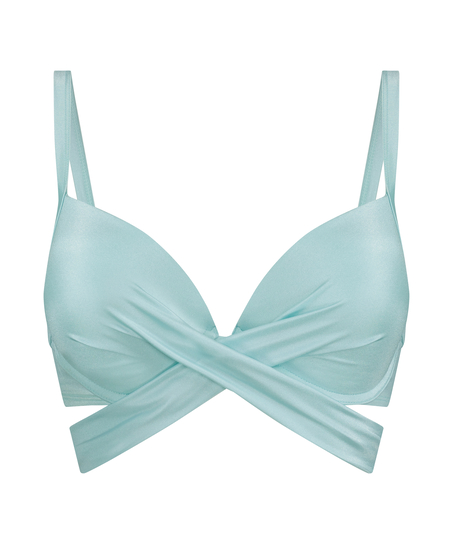 Haut de bikini à armatures rembourré Push-Up Sydney, Bleu