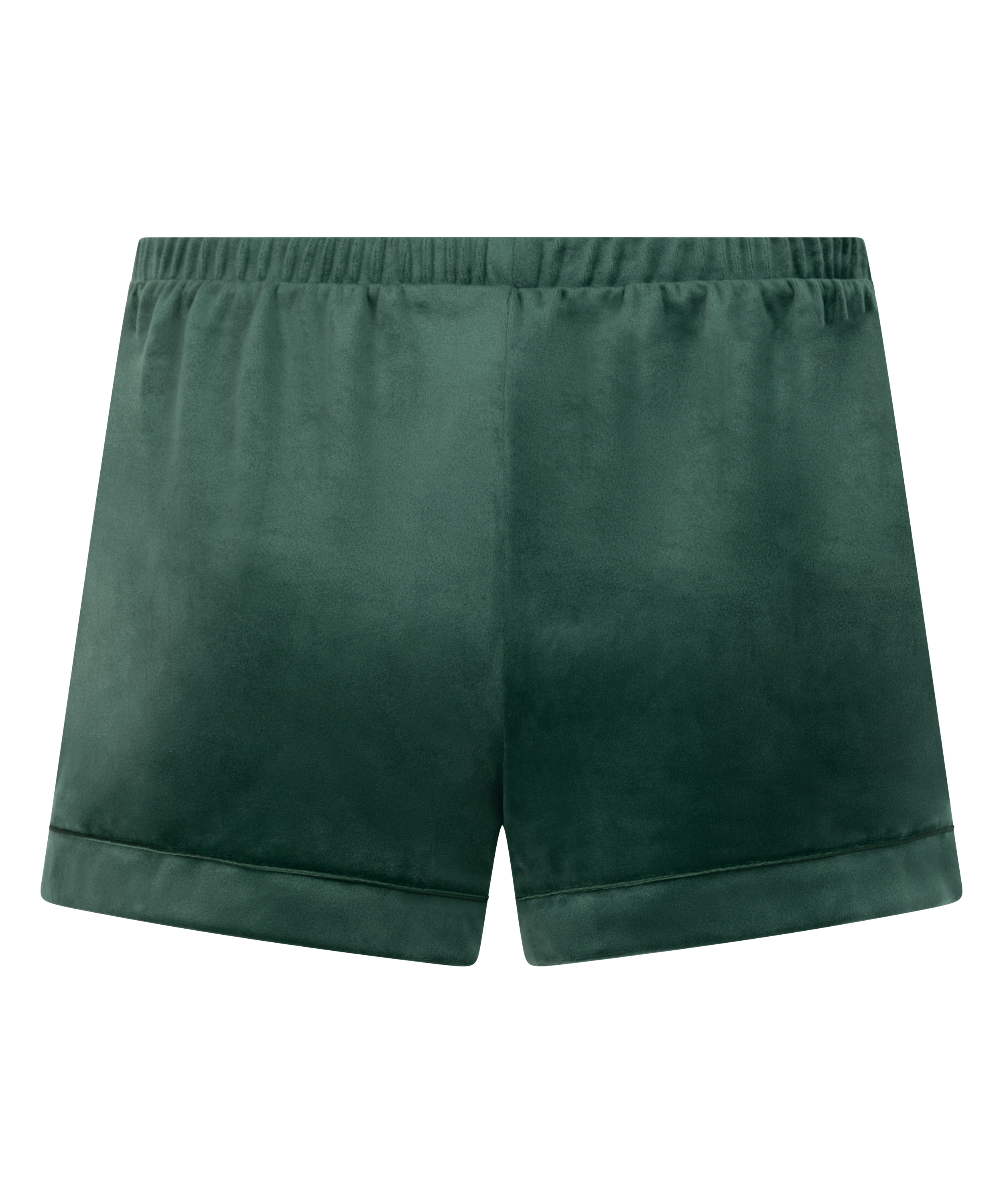Short velours, Vert, main