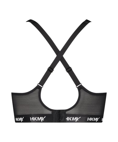 HKMX Soutien-gorge de sport The All Star Maintien niveau 2, Noir