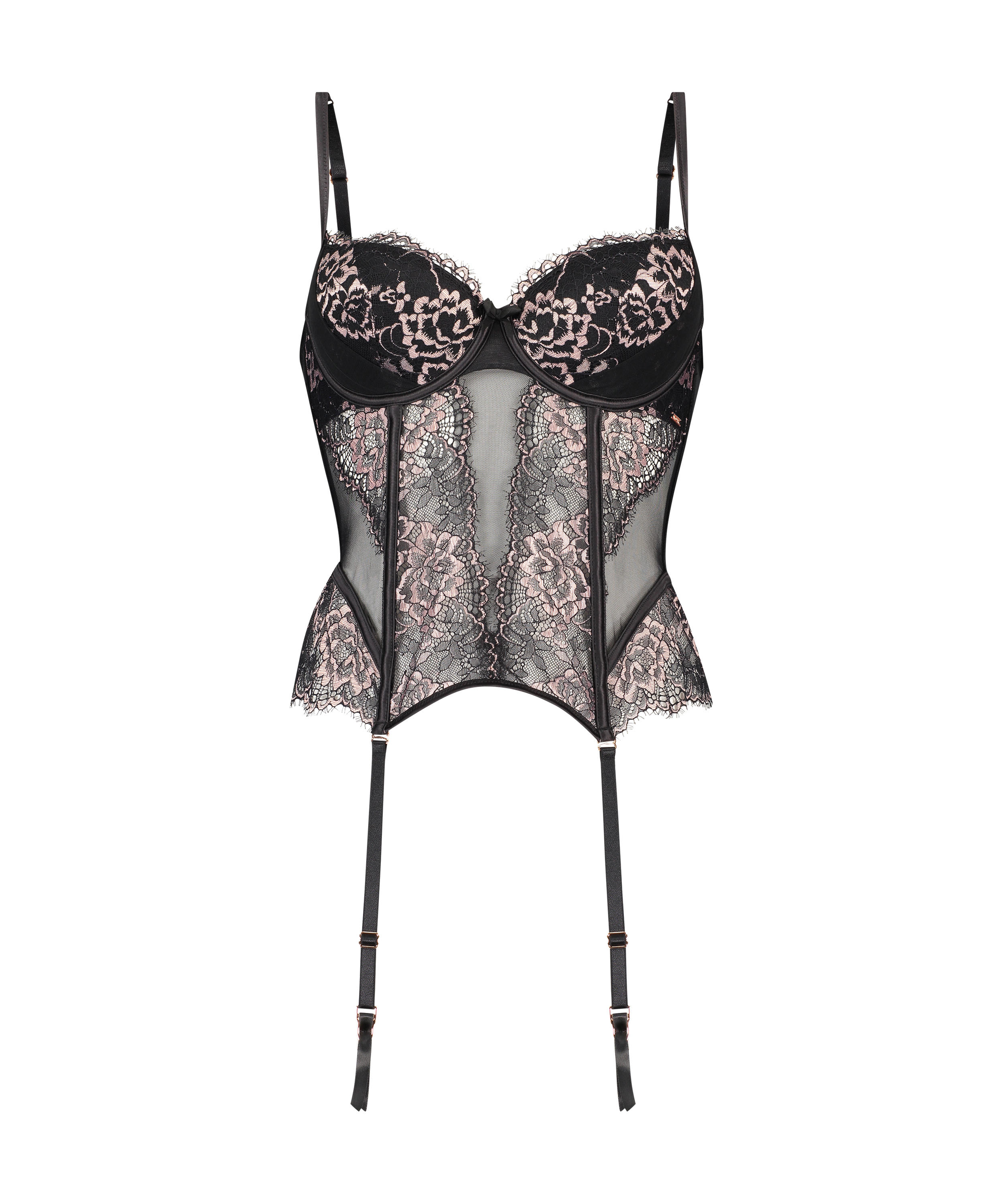 Bustier Maria, Noir, main