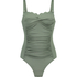 Maillot de bain Shaping Scallop, Vert