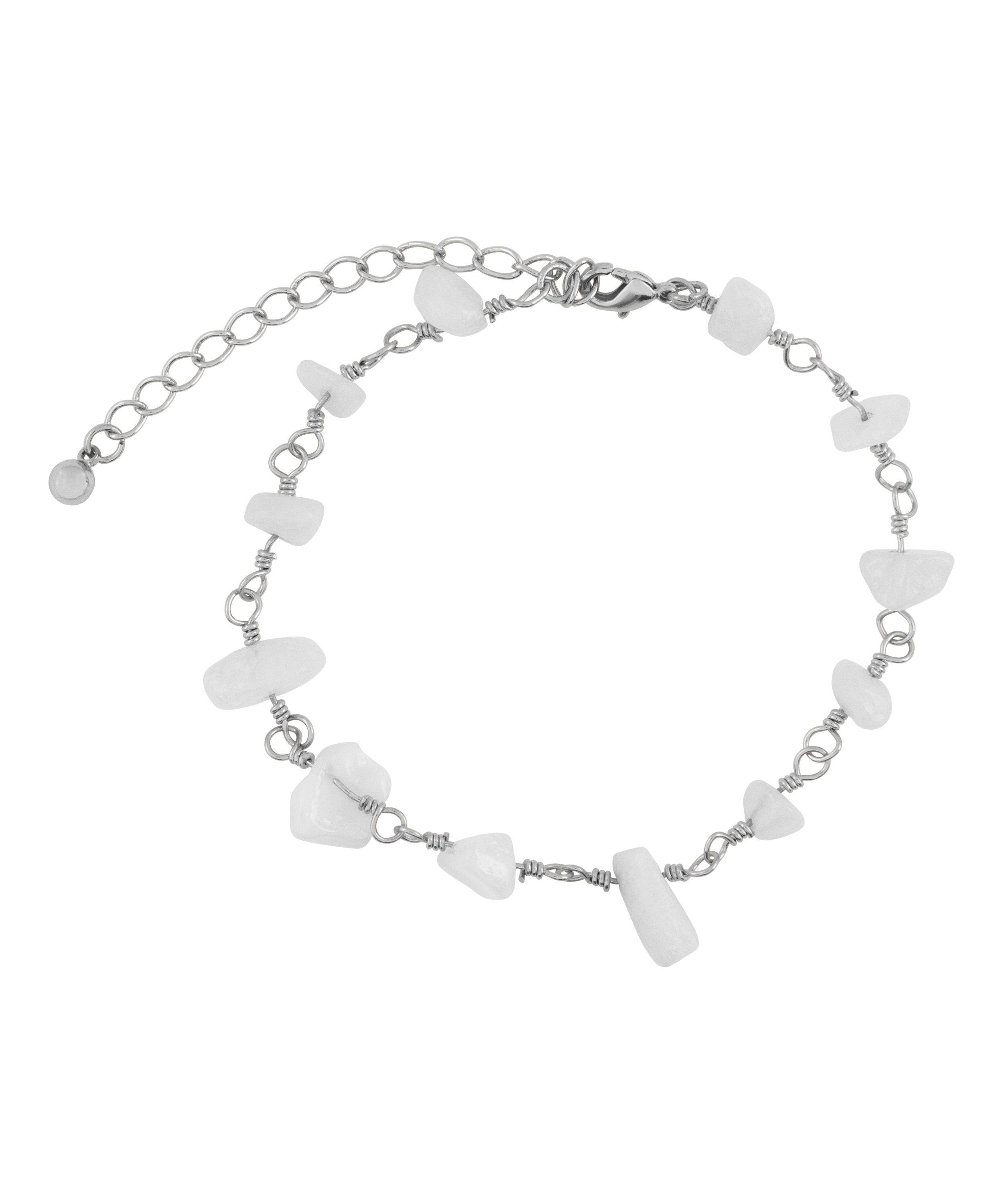 Bracelet en pierre, Gris, main
