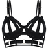 Soutien-gorge à armatures préformé longline Athena, Noir