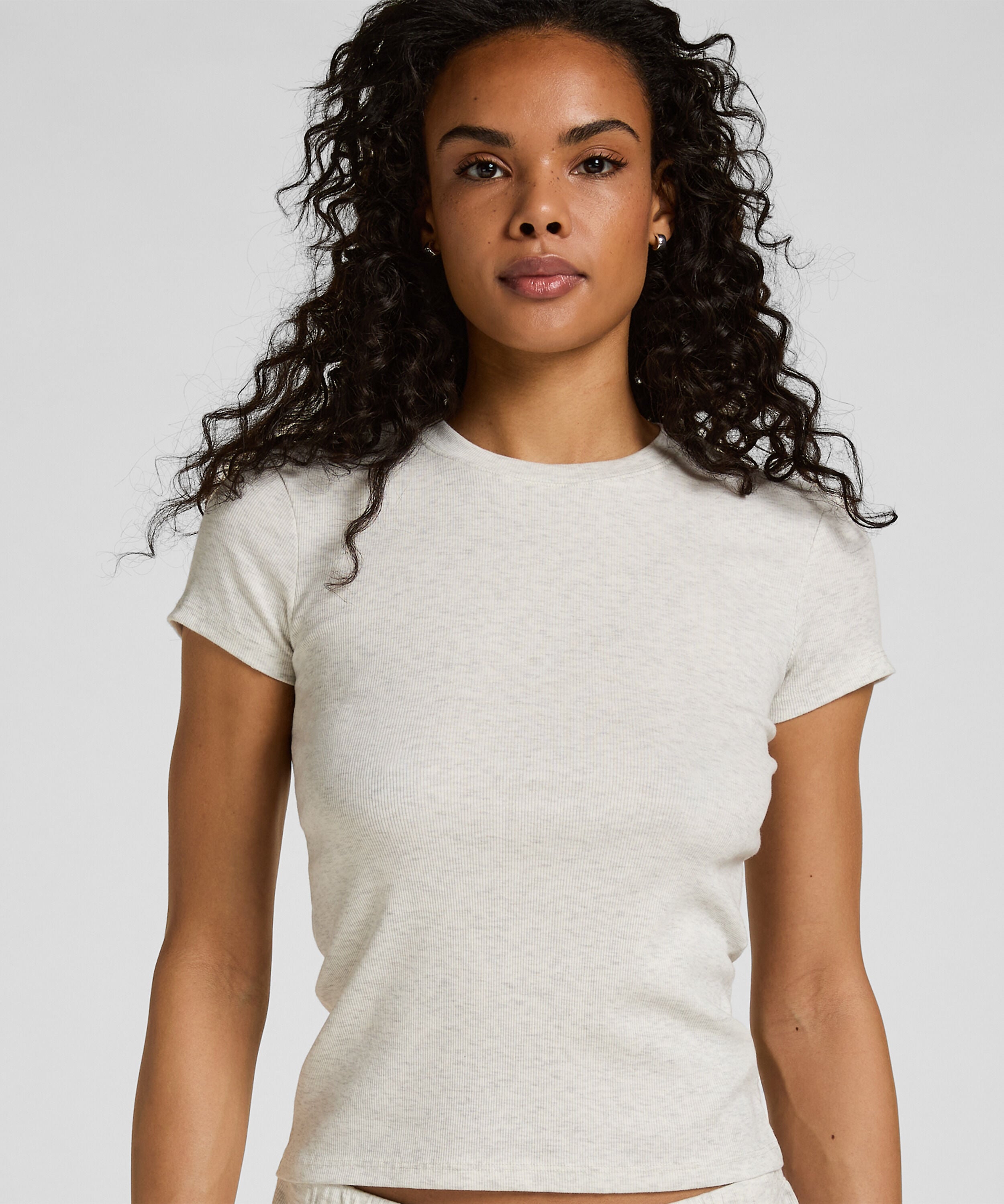 Top Manches Courtes, Gris Top Manches Courtes, Gris