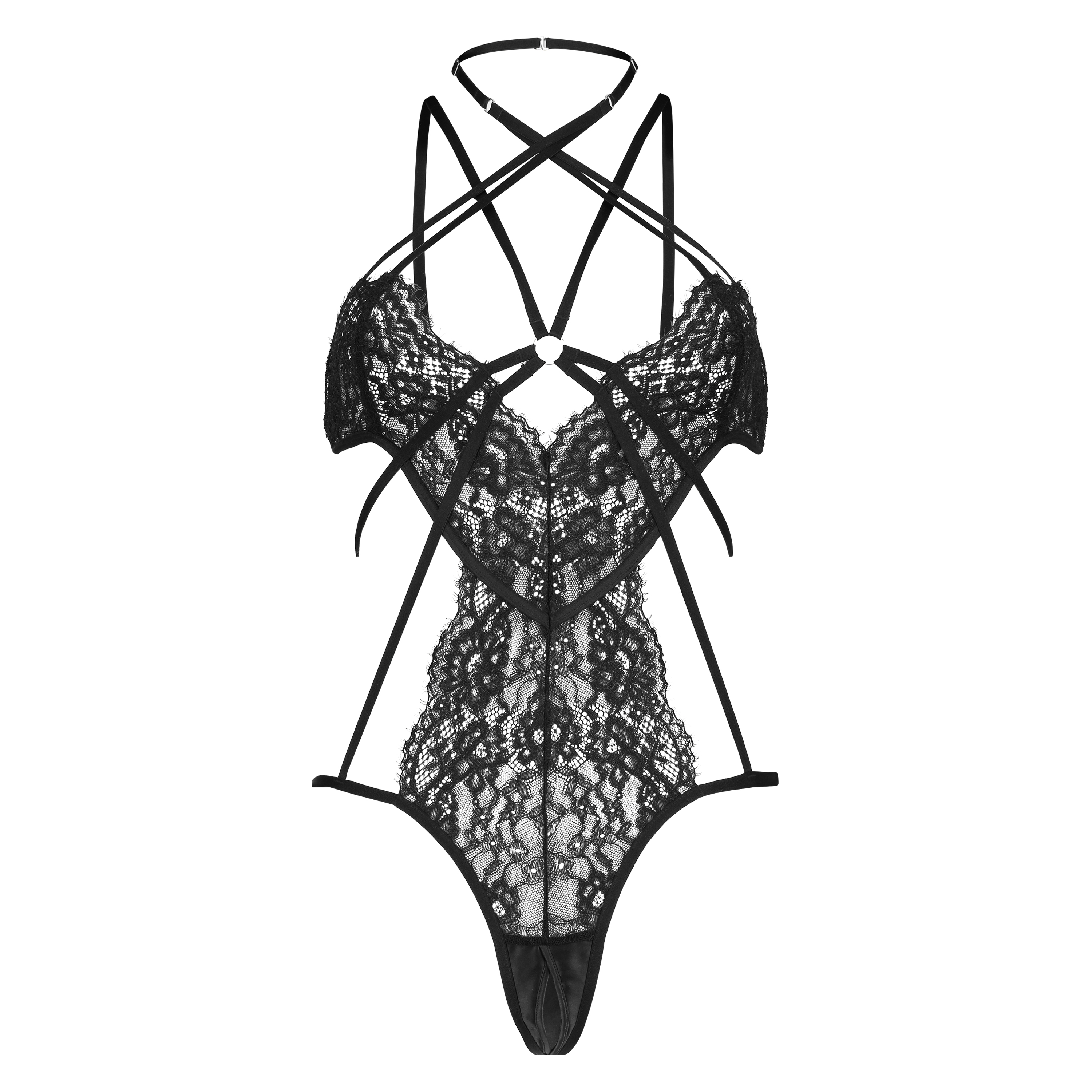 Body ouvert Stormy, Noir, main