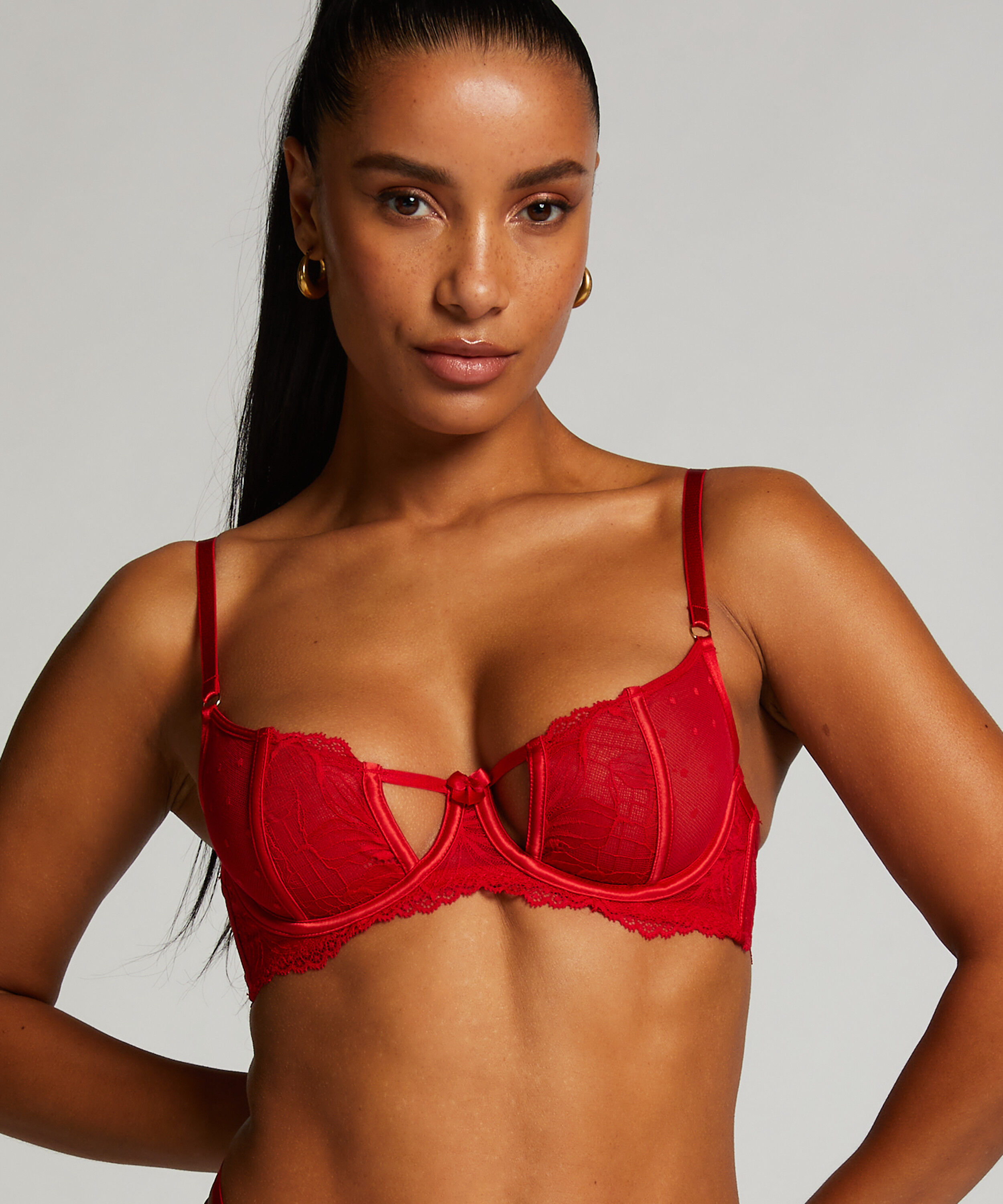 Soutien-gorge à armatures non-préformé Lulu, Rouge Soutien-gorge à armatures non-préformé Lulu, Rouge
