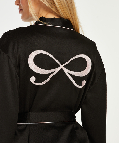 Kimono Satin, Noir