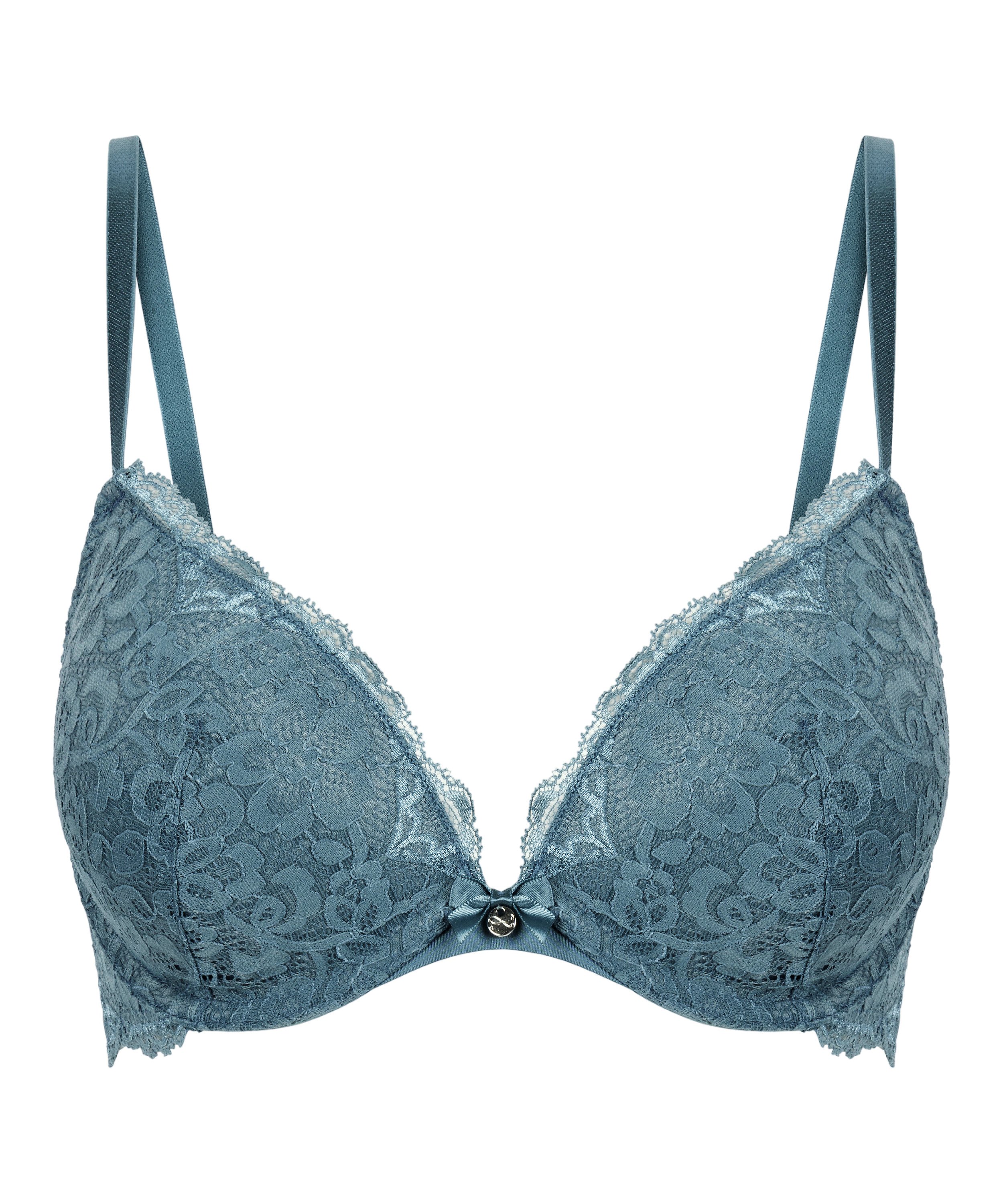 Soutien-gorge à armatures préformé push-up Marine, Bleu, main