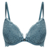 Soutien-gorge à armatures préformé push-up Marine, Bleu