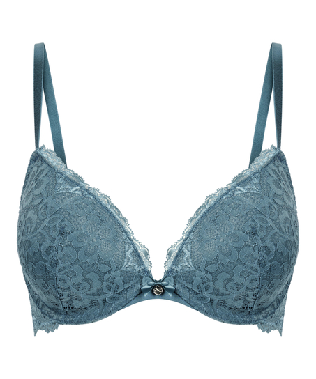 Soutien-gorge à armatures préformé push-up Marine, Bleu