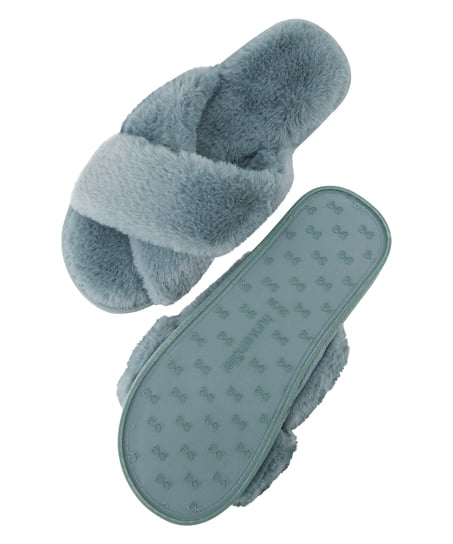 Chaussons Lia, Bleu