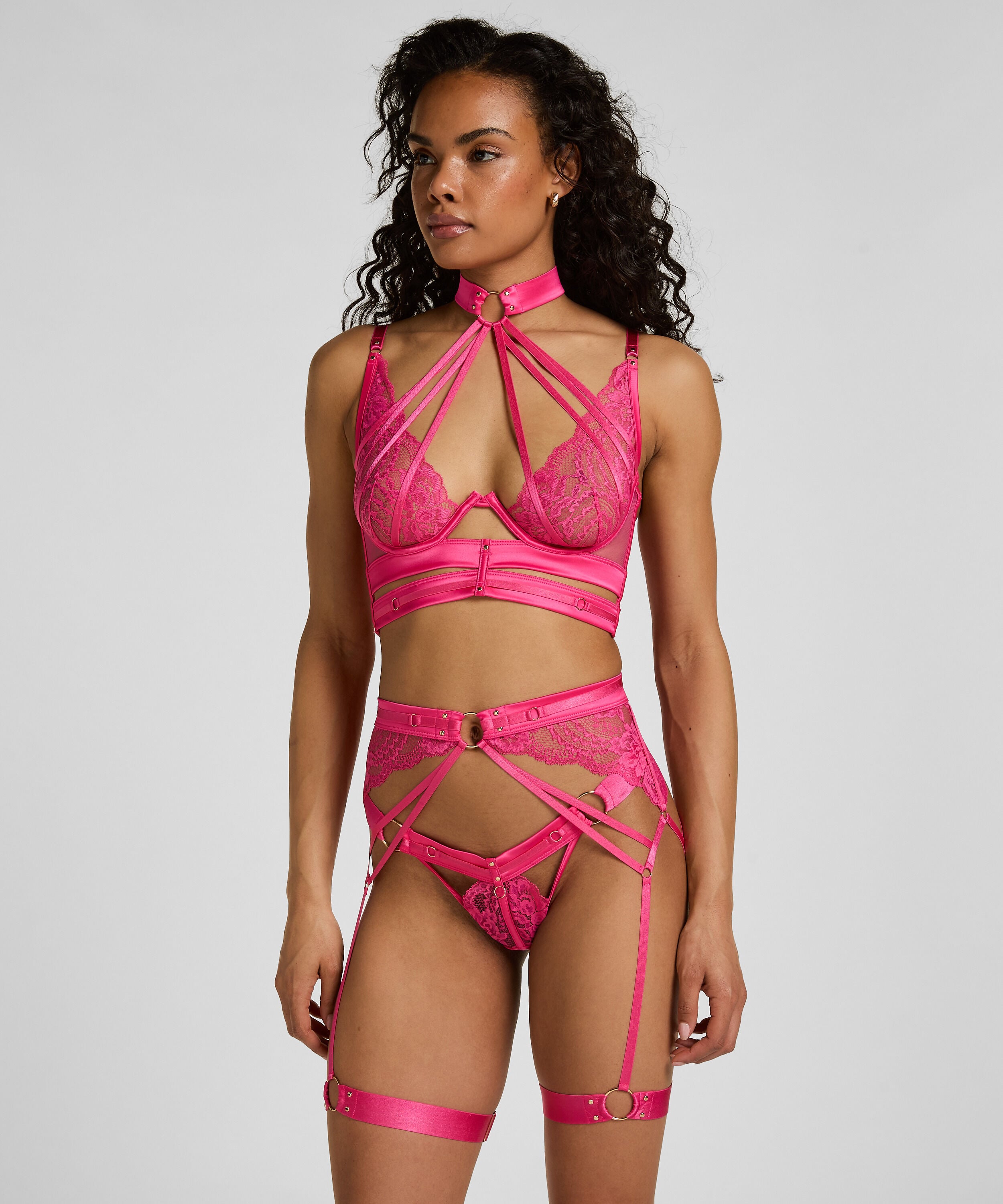 Porte-jarretelles Emmeline, Rose Porte-jarretelles Emmeline, Rose