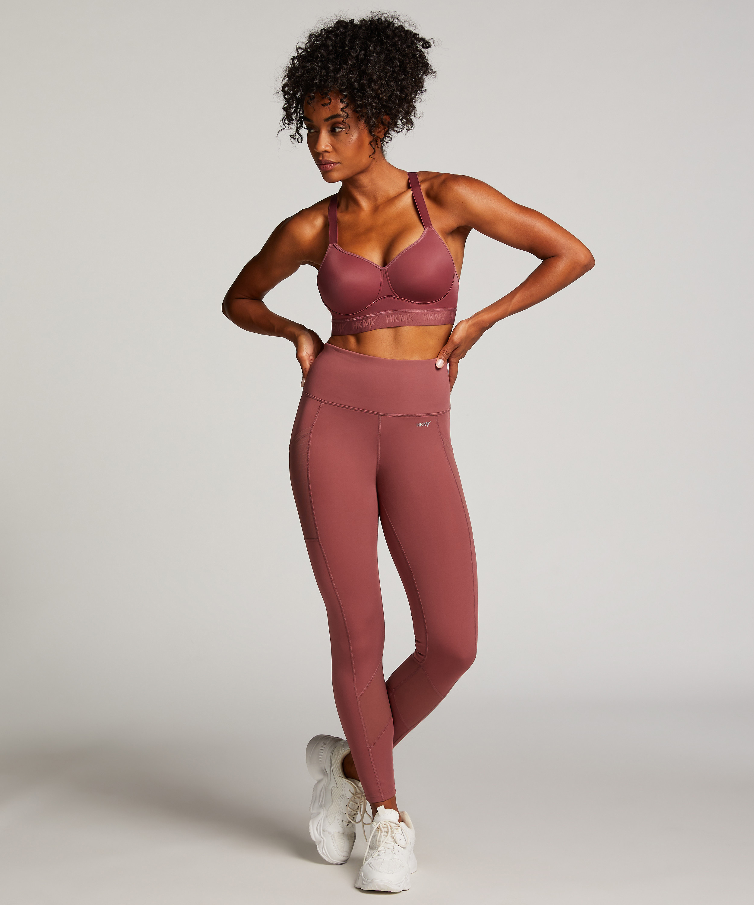 HKMX Legging taille haute Oh My Squat, Rose, main