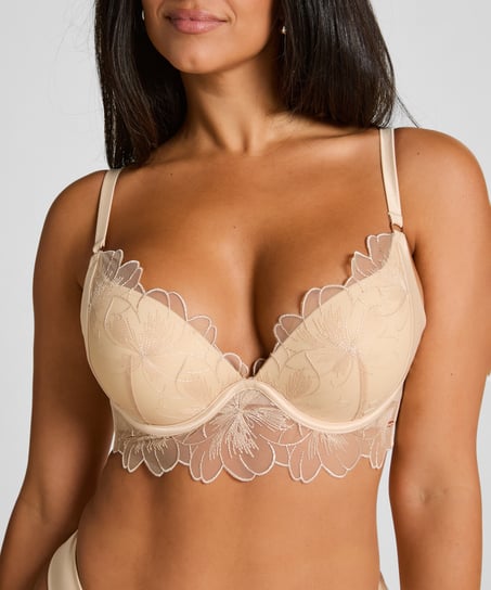 Soutien-gorge à armatures push-up préformé Emilia, Jaune