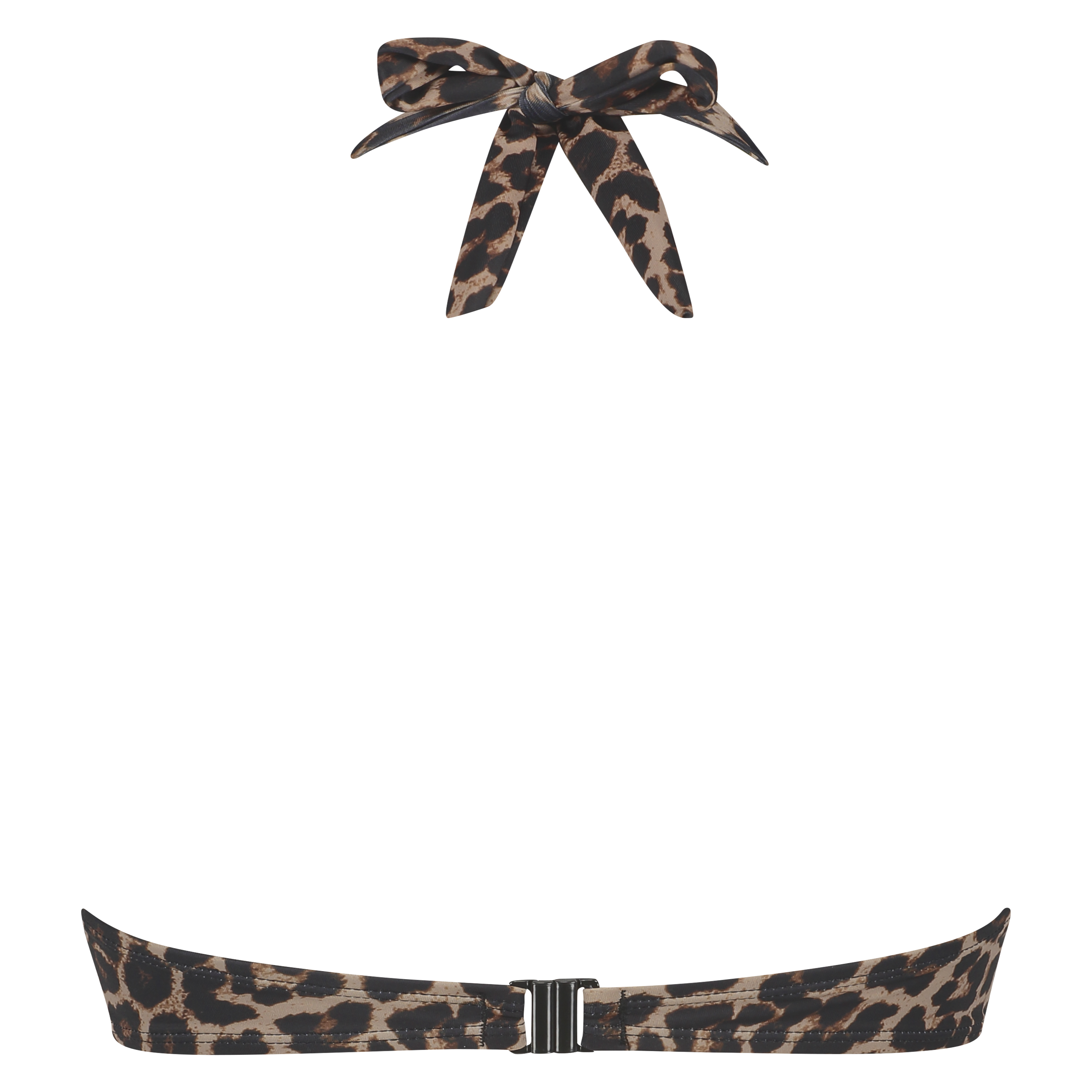 Haut de bikini à armatures à effet push-up préformé Leopard, Beige, main