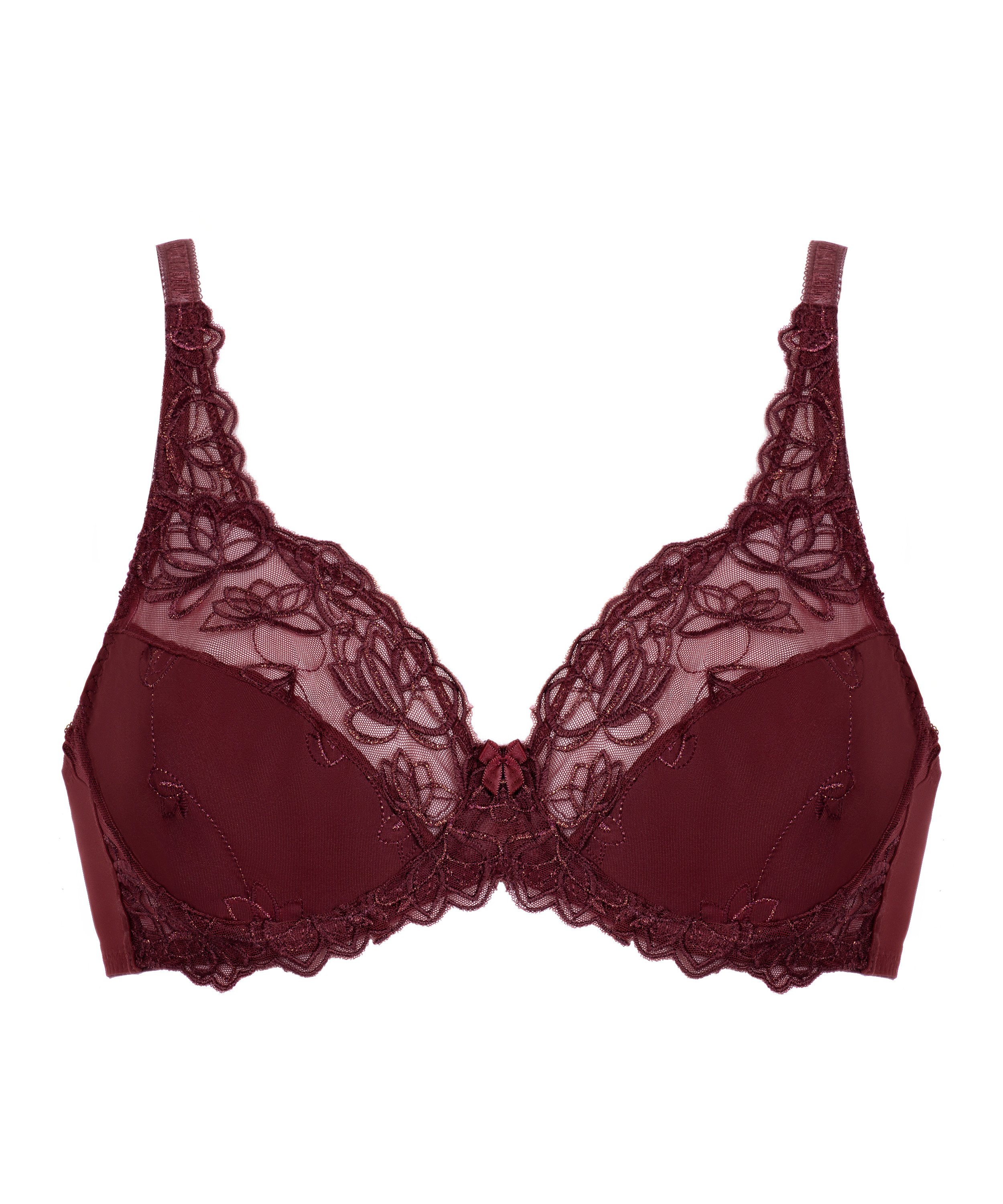 Soutien-gorge à armatures non-préformé Diva, Rouge, main