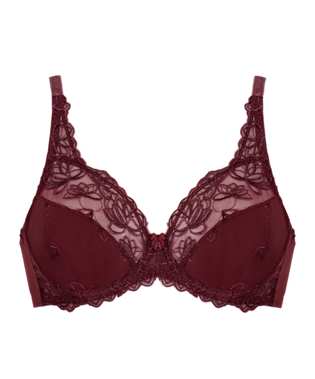 Soutien-gorge à armatures non-préformé Diva, Rouge