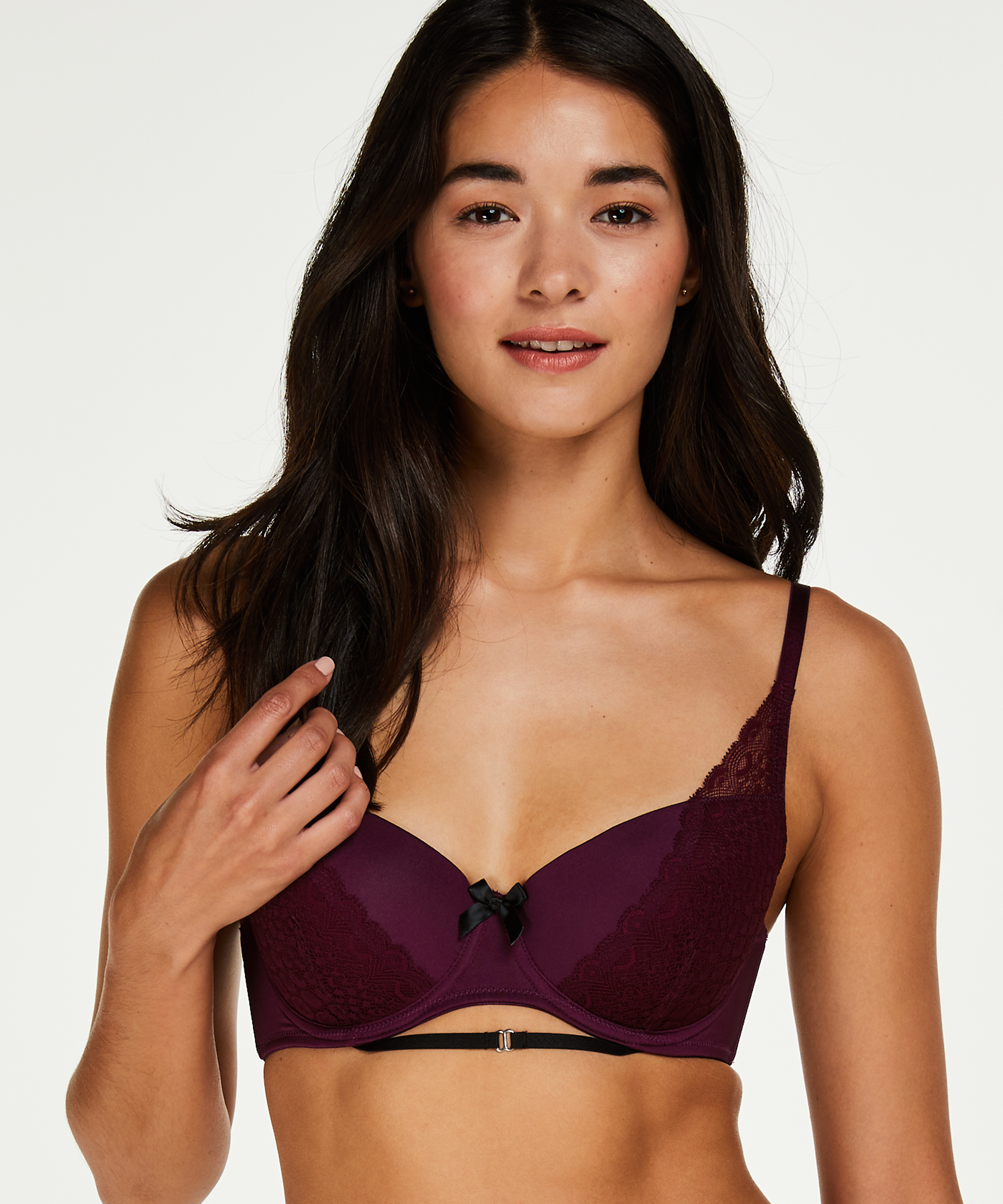 Soutien-gorge rembourré Selene, Violet, main