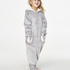 Fleece Onesie Kids, Gris