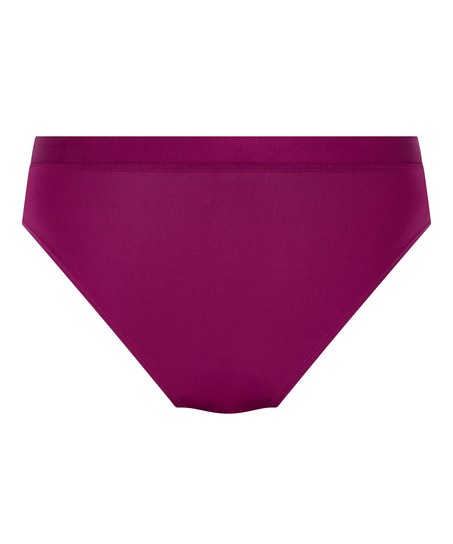 Culotte brésilienne jambe haute Margot, Violet