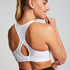 HKMX Soutien-gorge de sport The All Star Maintien niveau 2, Blanc