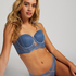Soutien-gorge à armatures préformé sans bretelles Molly, Bleu