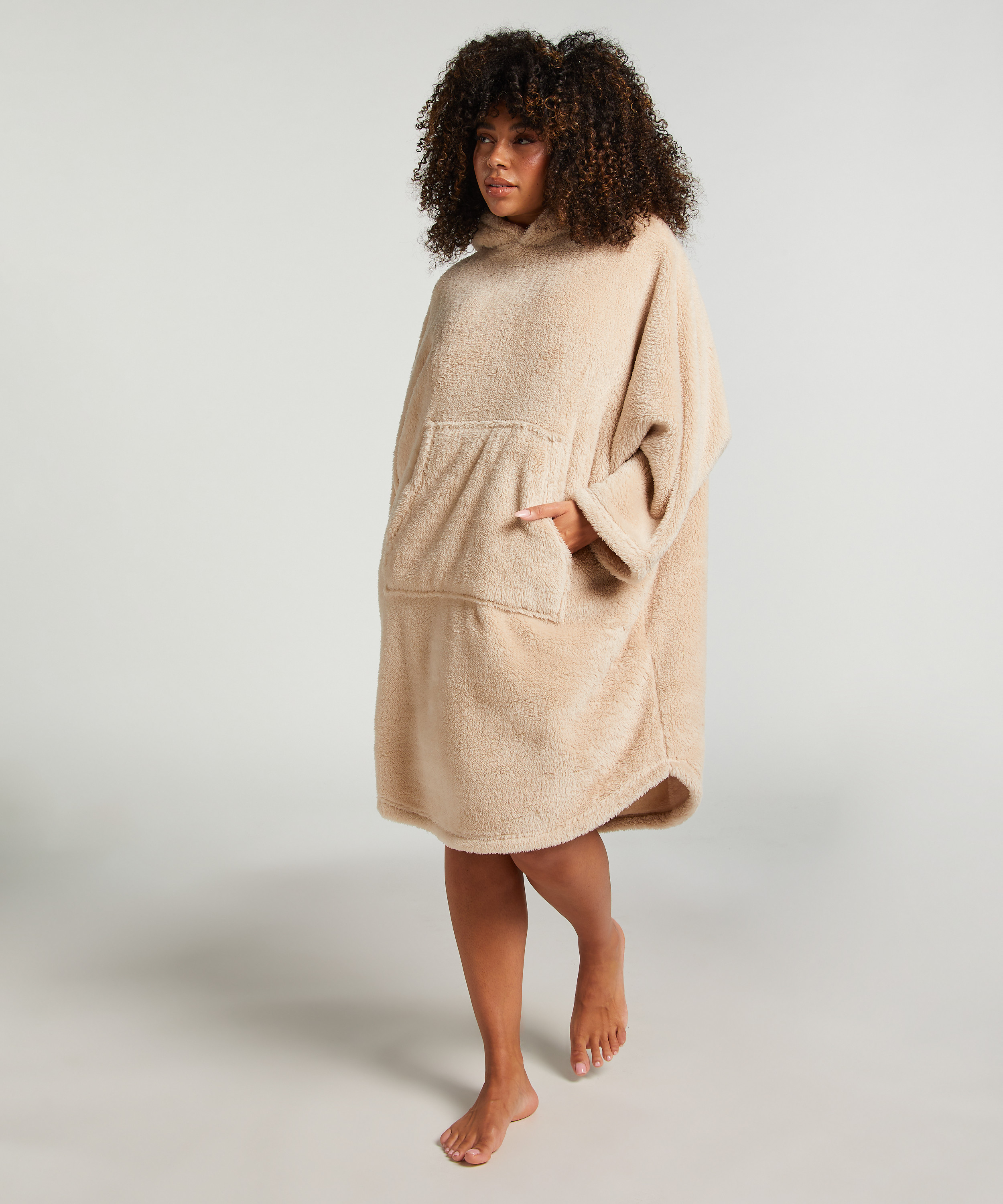 Robe polaire Snuggle Lounge, Beige, main